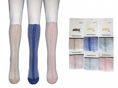 Колготки для девочки фактурной вязки  ARTI